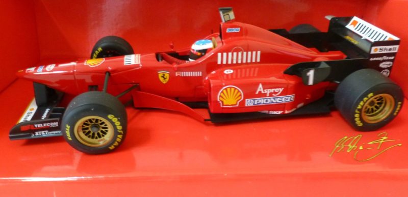 Modellino Ferrari F310/2 guidata da Michael Schumacher nel 1996 – Rarity